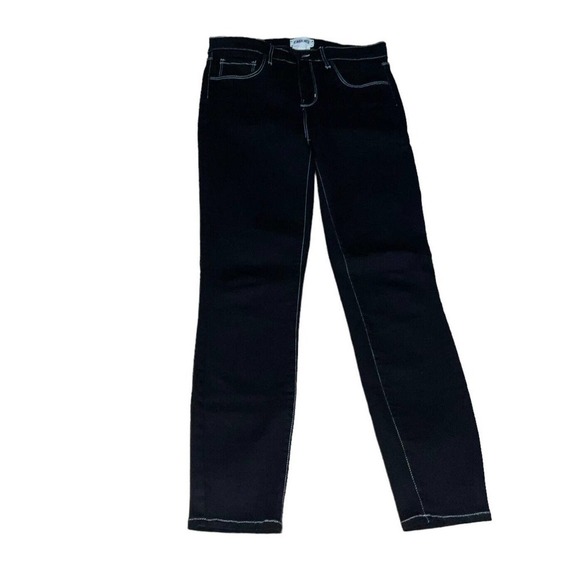 L'Agence Mid-Rise Skinny Leg Jeans Black Sz. XS / 25 - Picture 6 of 14
